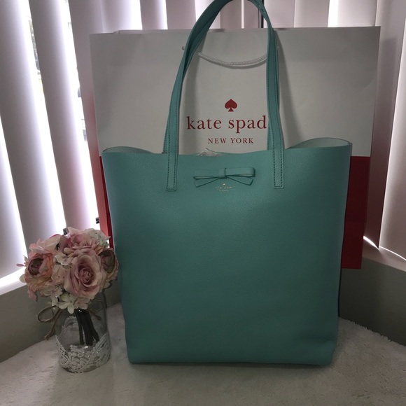 ♠️Kate Spade On Purpose Atoll Blue Tote - Picture 3 of 8